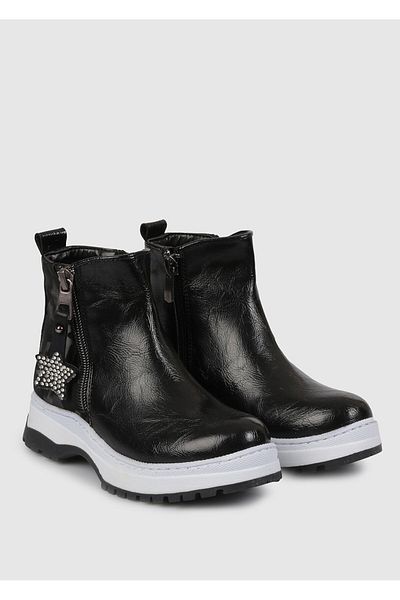 Kiddo Girl's Black Boots