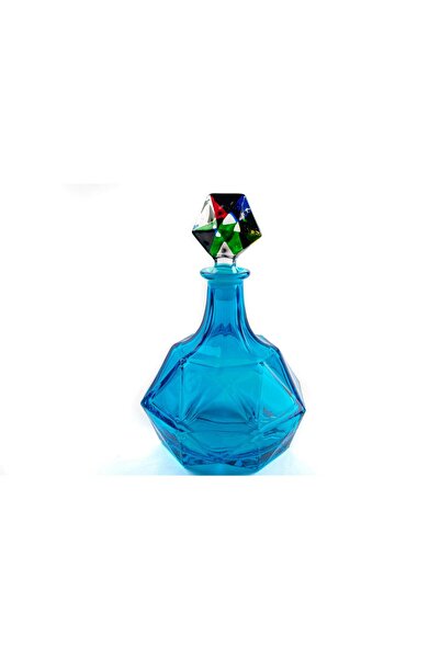 Mikasa Moor Mavi Renkli Cam Şişe 25cm 870ml
