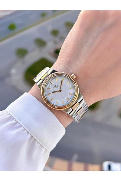 FERRO Women's Wristwatch - Steel Band, Italian Design, 3 Atm, 2 Years Warranty