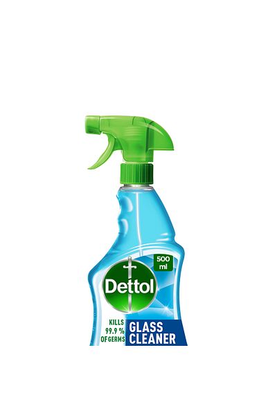 Dettol Glass Cleaner Spray Bottle, 500 ml