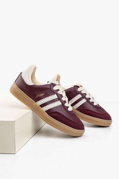 Shupe Kids Girls Boys Baby Burgundy Sports Shoes Sneaker