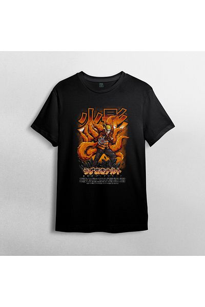 Pixxa Naruto Anime Unisex 100% βαμβακερό μπλουζάκι με λαιμόκοψη μοντέλο 11