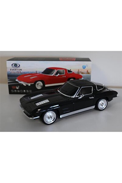 Everton RT-1956 Siyah Arabalı Bluetooth Fm-Usb-Tf-Aux Şarjlı Nostaljik Radyo