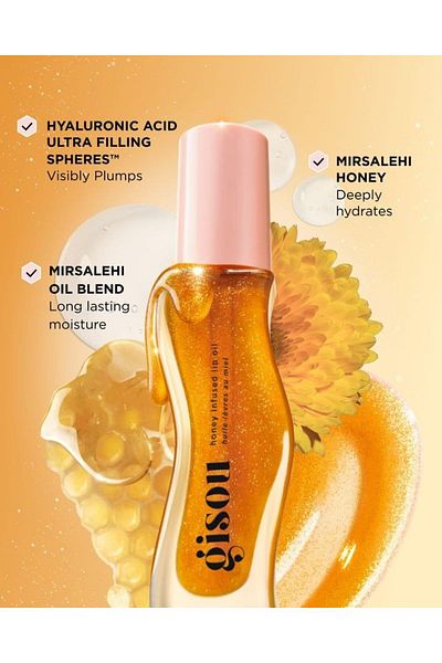 gisou Gisoo Moisturizing Lip Oil Honey Flavor 8ml