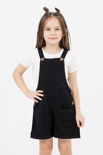 DMB BOYS & GIRLS Button Short Sleeve Tshirt with Pockets - Matching Men's Shoes for Summer Gabardine Shorts Salopet