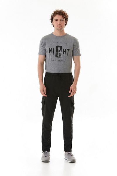 Fulla Moda Pantaloni de sport cu buzunar cargo cu talie elastică