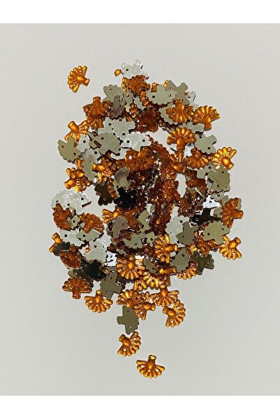 Öztürk Ръчно бродиран пластмасов ветрилообразен пайет с имитация на камък за ...