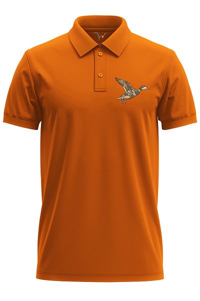 WİDİ Hunting Polo Terry Character Camouflage Regular Fit 100% Cotton