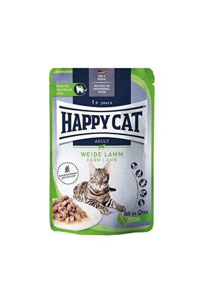 Happy Cat Kuzulu Tahılsız Yetişkin Kedi Konservesi 85gr