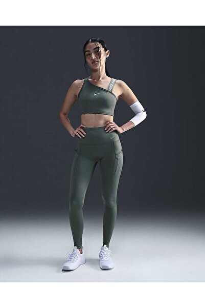 Nike Dri-Fit Go Sıkı Destekli Yüksek Belli Cepli Tam Boy Premium Kadın Tayt