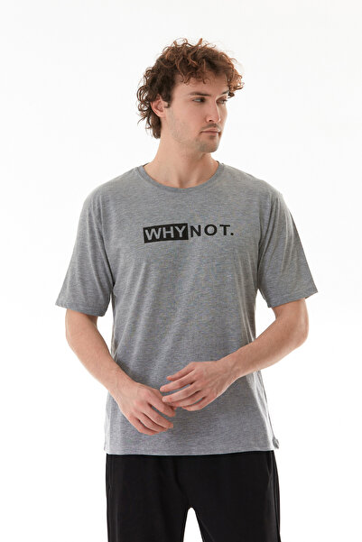 Fulla Moda Γιατί όχι Μπλουζάκι με στάμπα με λαιμόκοψη