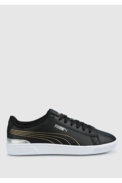 Puma Vikky V3 Metallic Shine Kadın Siyah Sneaker 39508502