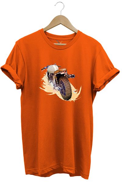 WİDİ Classic Vintage Motorcycle Tshirt 100% Cotton Regular Fit