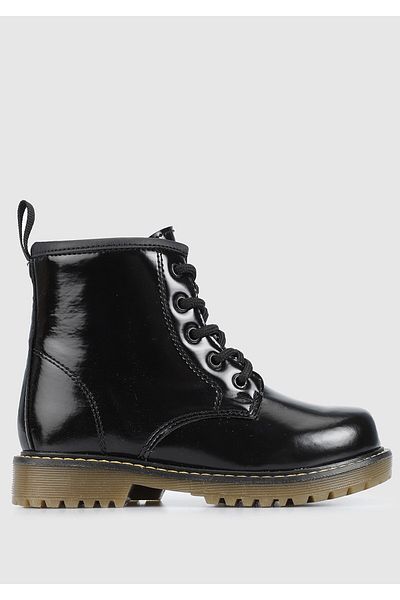 Kiddo Girl's Black Boots