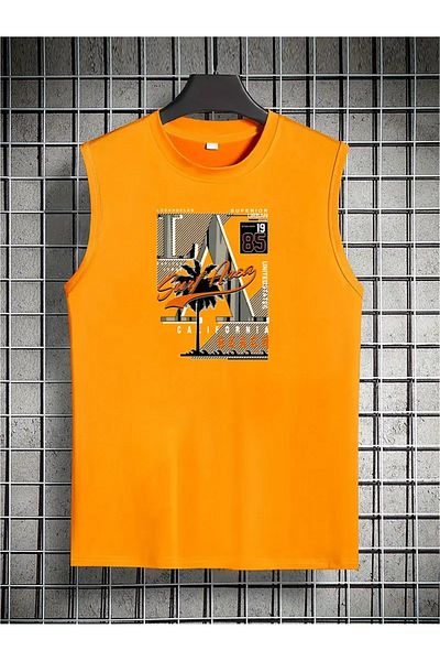 PENTHİLUS Men's Summer Style T-Shirt - Regular Round Neck, Stretchy Fabric with Unique Print Design