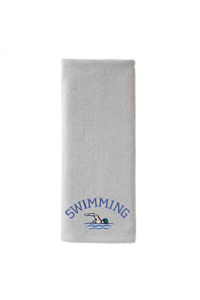 Ursa Swimming Text Embroidered Swimming Sports Activity Towel 50X90