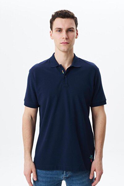 Arma Ar-Ma Men's Polo Collar T-Shirt Unprinted Basic Regular Fit Double Colla...