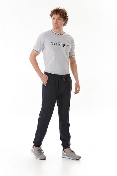 Fulla Moda Elastic Waist Cargo Pocket Jogger Pants