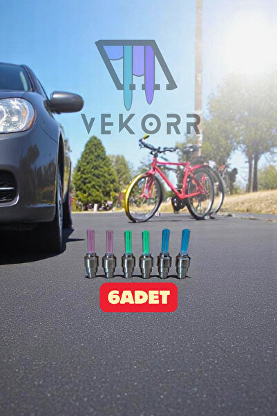Vekorr 3 Çift (6 ADET) Hareket Sensörlü Sibop Işık Led Işıklı Bisiklet Araba ...