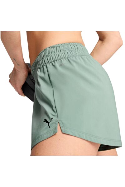 Puma Tad Essential 3 Woven Kadın Yeşil Koşu Şortu Kadın KOŞU ŞORTU 52590330