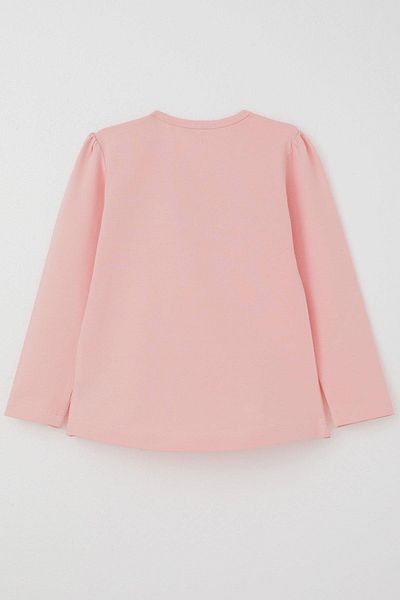 Breeze Girl's Long Sleeve T-Shirt Laced 1-4 Years, Pink