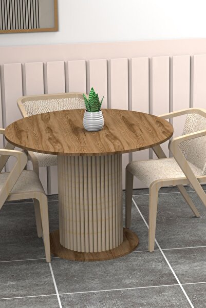 moka park avm ANTORYUM YUVARLAK YEMEK MASASI MUTFAK MASASI 90 CM