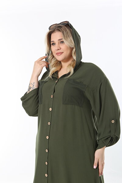 XL Modam ΓΥΝΑΙΚΕΙΟ ΛΙΝΟ ΔΙΧΤΥ ΤΣΕΠΗ ΚΟΥΚΟΥΛΑ ΛΕΠΤΟΜΕΡΗ ΧΑΚΙ ΦΟΡΕΜΑ ΜΕΓΑΛΟ ΜΕΓΕΘΟΣ