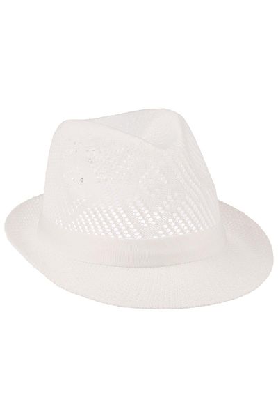 C&City Ανδρικό καπέλο Mercerized Fedora T25750-04 Λευκό