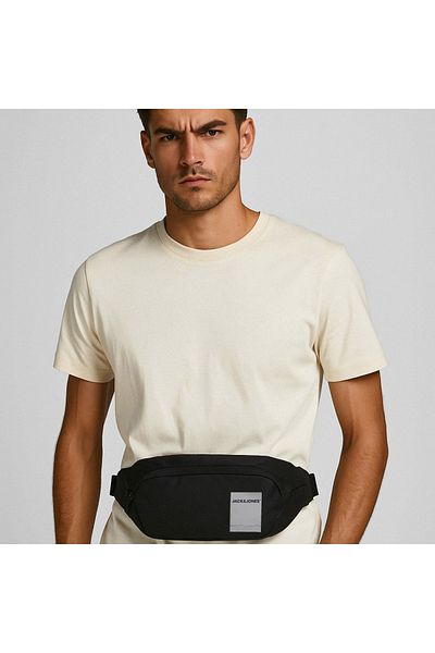 Jack & Jones Unisex Waist Bag |   Jack Jones Freebag |   Black