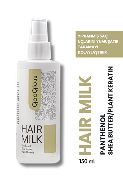 GOOGLOW Hair Milk / Taramayı Zorlaştıran, Düğümlü ve Karışık Saçlar İçin Saç ...