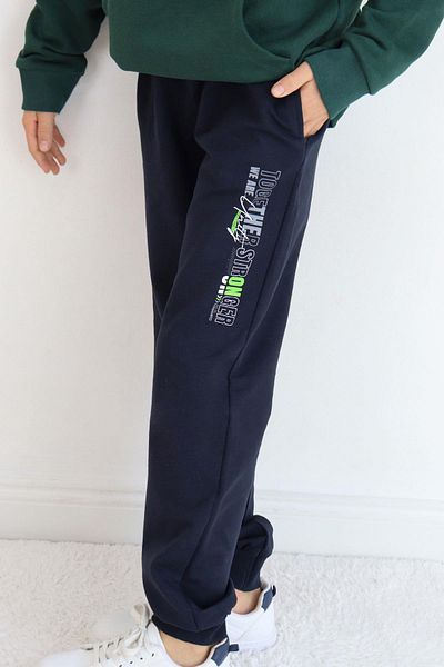 Breeze Αγόρι με στάμπα κάτω με τσέπη, ηλικίας 9-14, Navy Blue