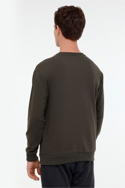 Kinetix Mr Rjn90 C Sw 4Pr Khaki Men's Sweatshirt