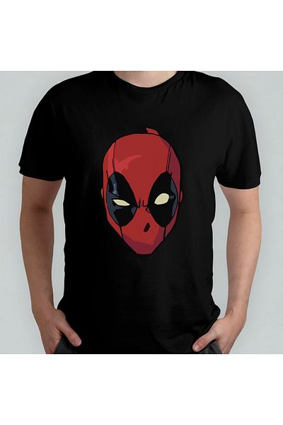 Pixxa Μπλουζάκι Deadpool Unisex 100% Cotton Crew Neck Μοντέλο 1