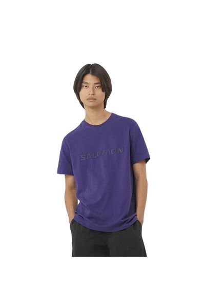 Salomon Big Logo Men's T-Shirt Astral Aura Lc2526900