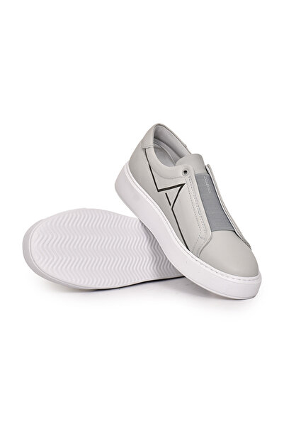 Fresco Gossi Genuine Leather Gray Sports Casual Men's Shoes Eva Sole - Tuna 1885