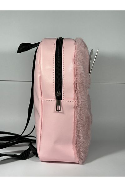 MEYL ÇANTA Plush Rabbit Patterned Children's Backpack |   Cute Girl's Bag for Kindergarten and Nursery