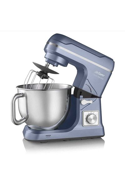Arzum Crust Mix Duo Stand Mixer, 5L, 1000W, Blue