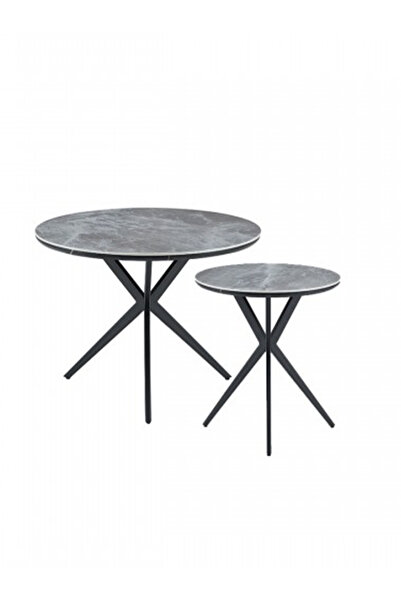 SAHABA 1 x 1 Table Set Grey 2318