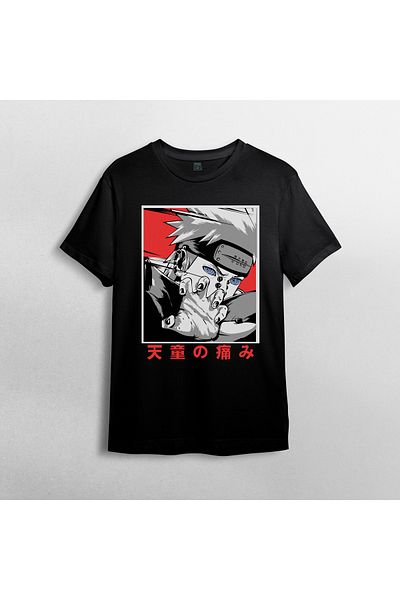Pixxa Naruto Anime Unisex 100% βαμβακερό μπλουζάκι με λαιμόκοψη μοντέλο 18