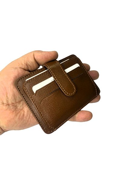 yavuz deri Slim Model Card Holder Genuine Leather