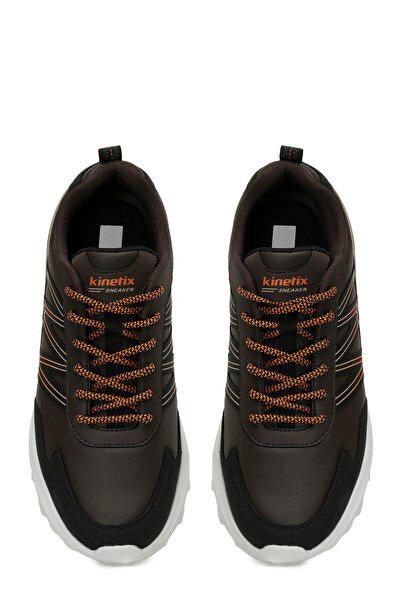 Kinetix Lektus Pu 4Pr Brown Men's Sneakers
