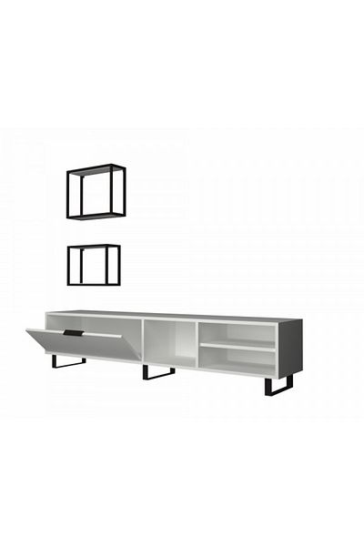 SAHABA Denza -wh white TV table model
