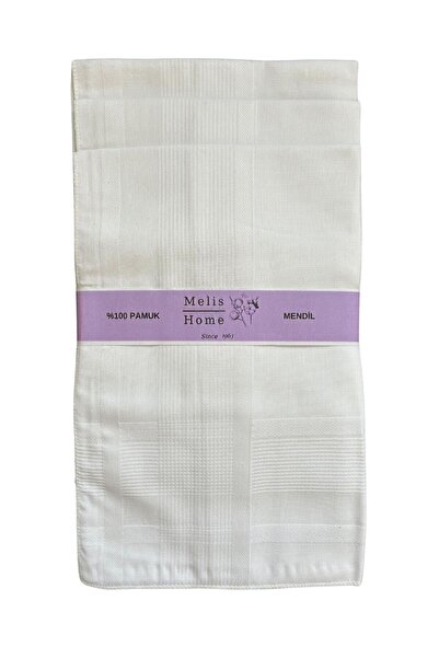 Melis Home 12 білих серветок - 46x46 см. 100% бавовна