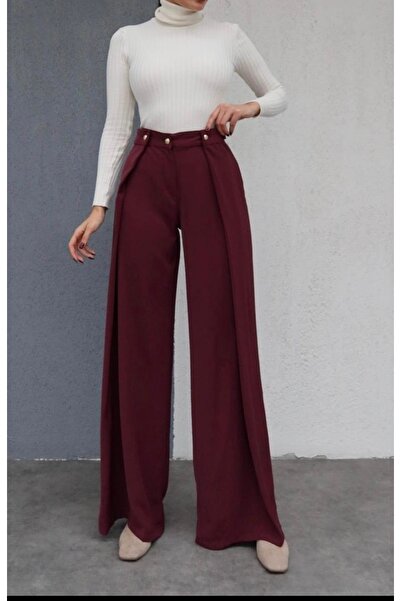 Butik Bordo pantolon