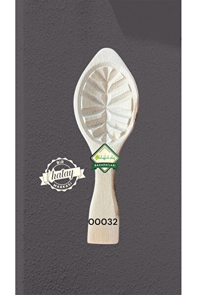 ABDULLAH DAĞ Hatay Yöresinden Doğal Ahşap Tahta Pasta Kömbe Kerebiç Kalıbı 00032