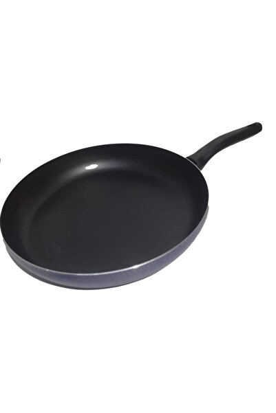 abnturk 32cm Yanmaz,Yapışmaz Teflon Patates,Omlet,Kızartma Tavası Yumurta,Sosis,Özel Taban