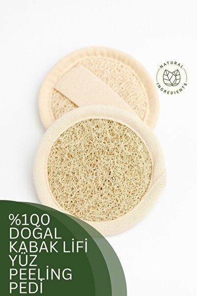 STELLIUM Doğal Kabak Lifi Yüz Peeling Kesesi (1 adet)