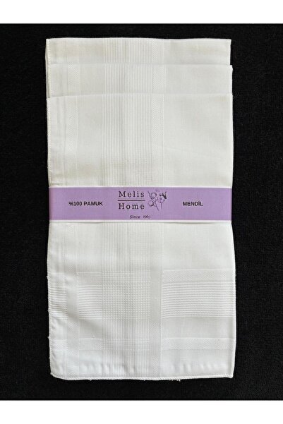Melis Home 12 білих серветок - 46x46 см. 100% бавовна