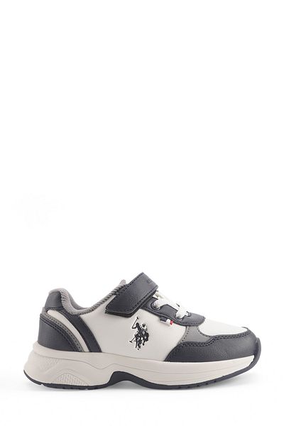 U.S. Polo Assn. Us Polo Assn Boy's Lery 4Pr Sports Shoes White-Navy 101897425