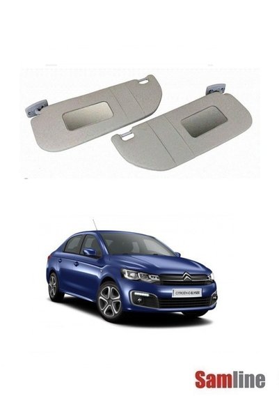 Samline Citroen C-Elysee Uyumlu (2017-2024) Güneşlik Takımı İç Sağ Sol Set